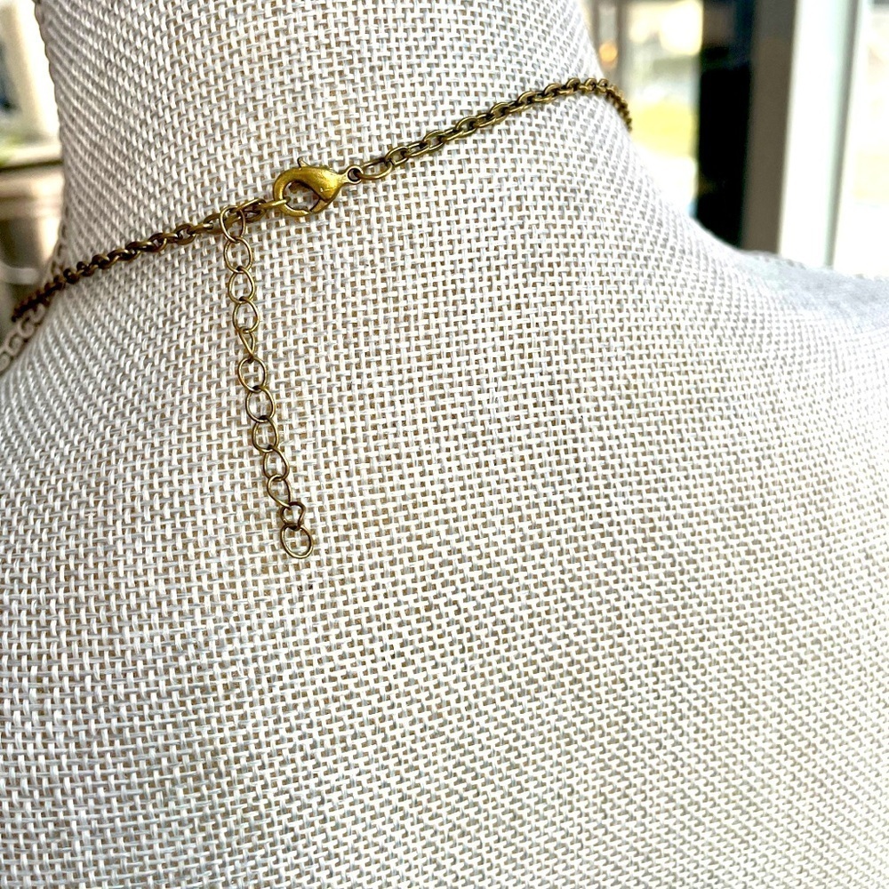 Autumn Leaf Antique Style Pendant Necklace, NWT - Picture 4 of 5